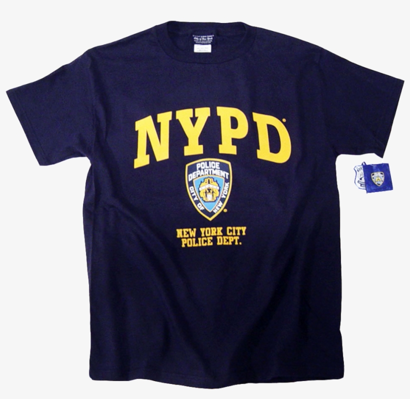 Nypd T Shirt Officially Licensed By The New York City - Nypd T Shirt, transparent png download