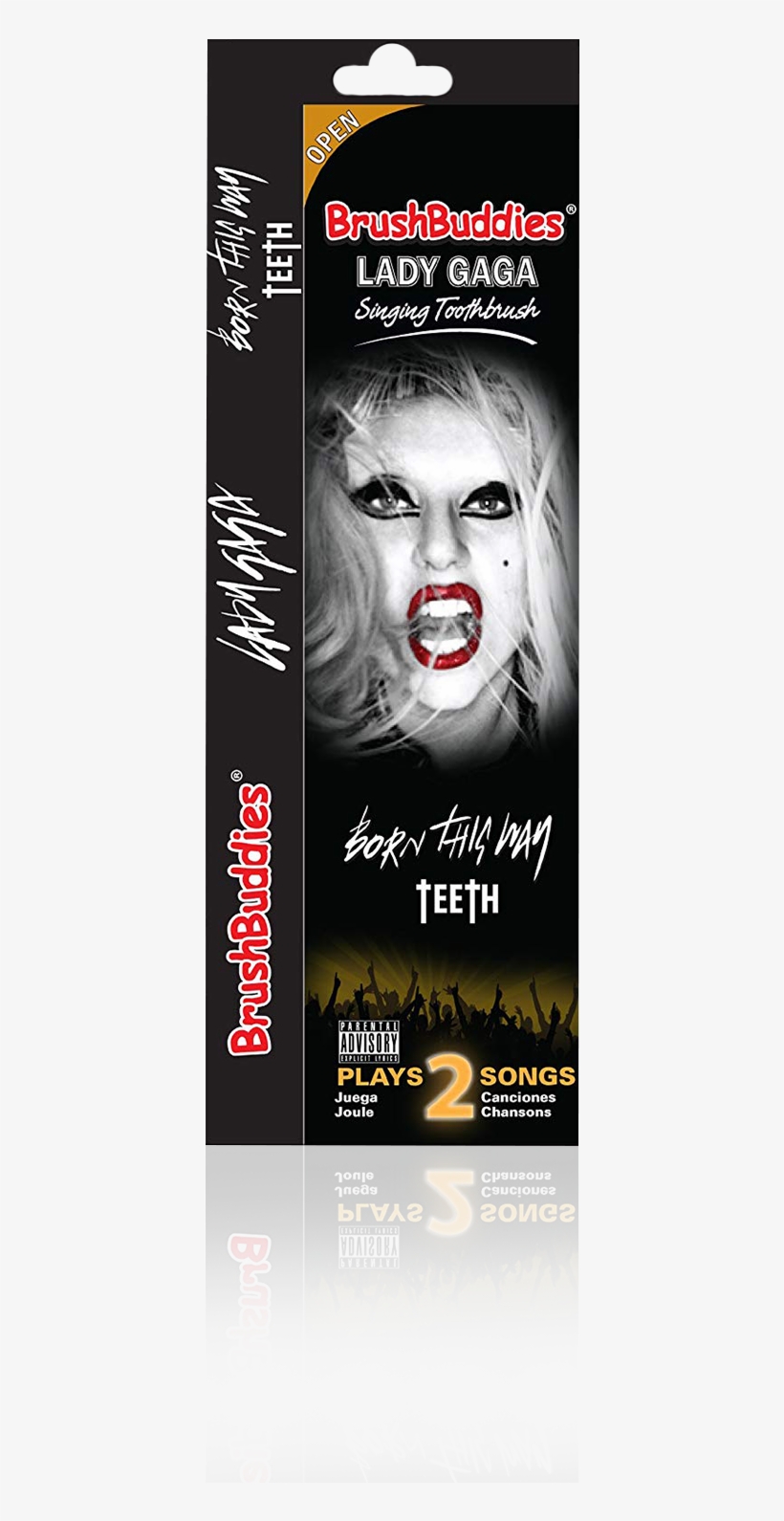Load Image Into Gallery Viewer, Lady Gaga Singing Toothbrush - Lady Gaga Born This Way, transparent png download