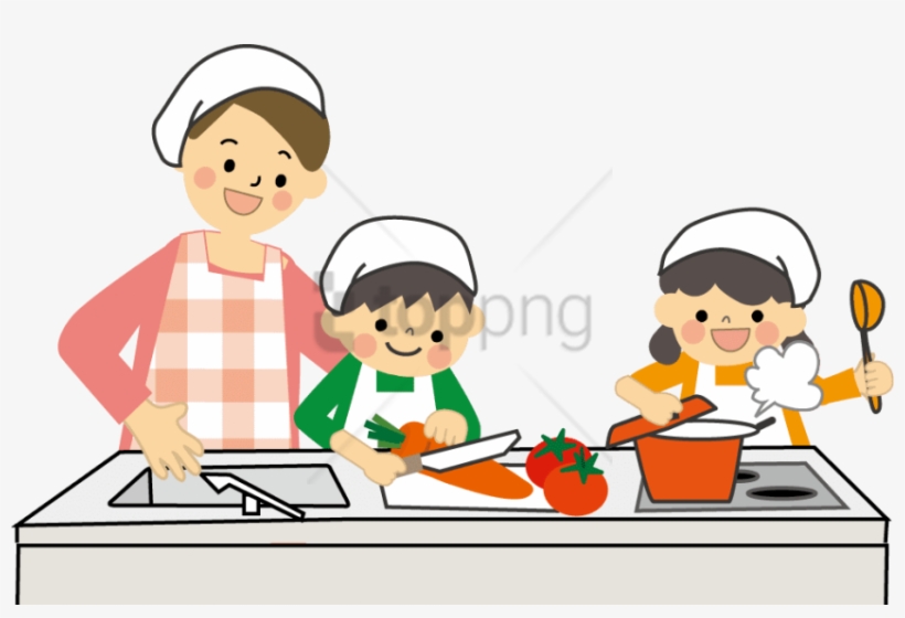 Free Png Download Miraculous Kitchen - Kids Cooking Clipart, transparent png download