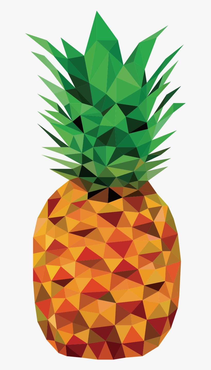 Cartoon Pineapple - Pineapple Illustrator Free Vector, transparent png download