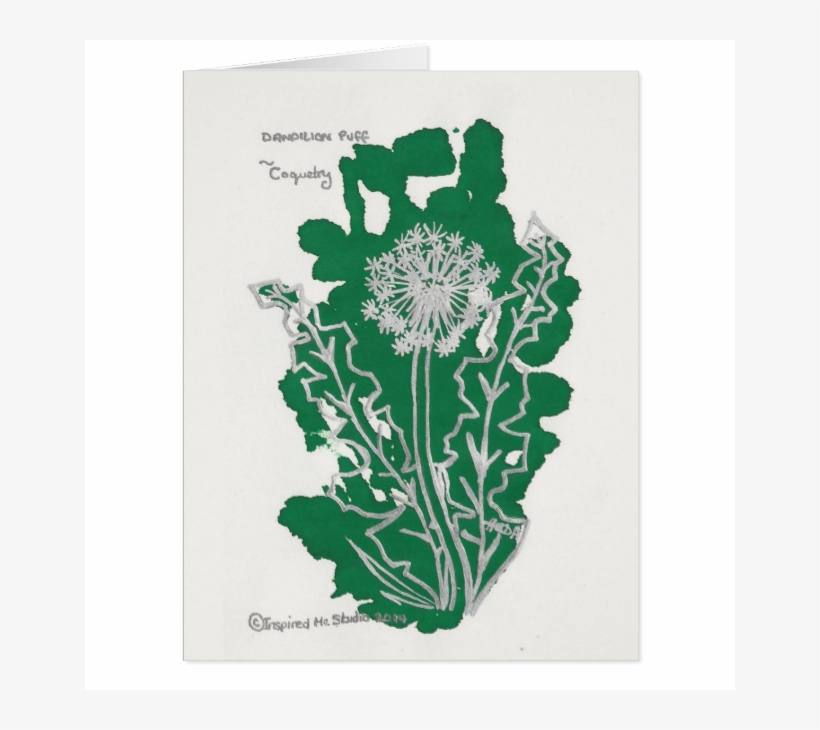 Floriography Inkblot Of The Dandelion ~coquetry - Chrysanths, transparent png download
