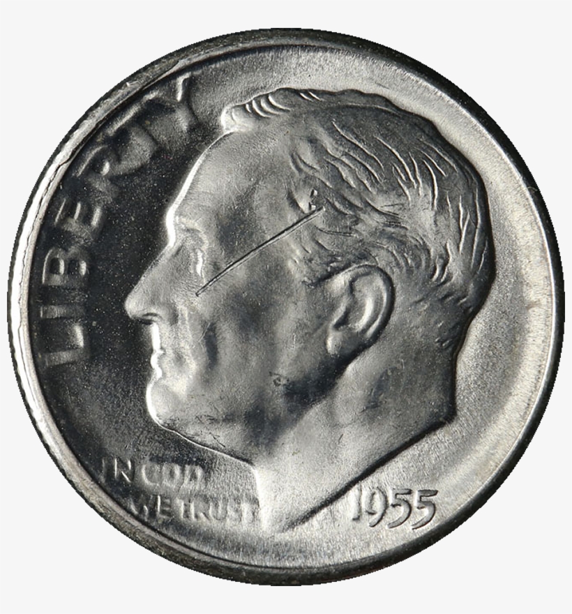 Details About 1955-s Roosevelt Dime Great Deals From - 1938 Jefferson Nickel, transparent png download