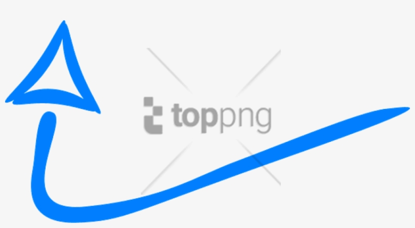 Free Png Hand Drawn Arrow Blue Png Image With Transparent, transparent png download