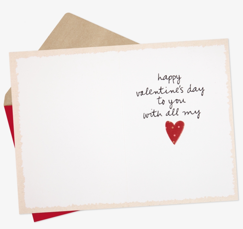 Cute Heart Collage Valentine's Day - Envelope, transparent png download