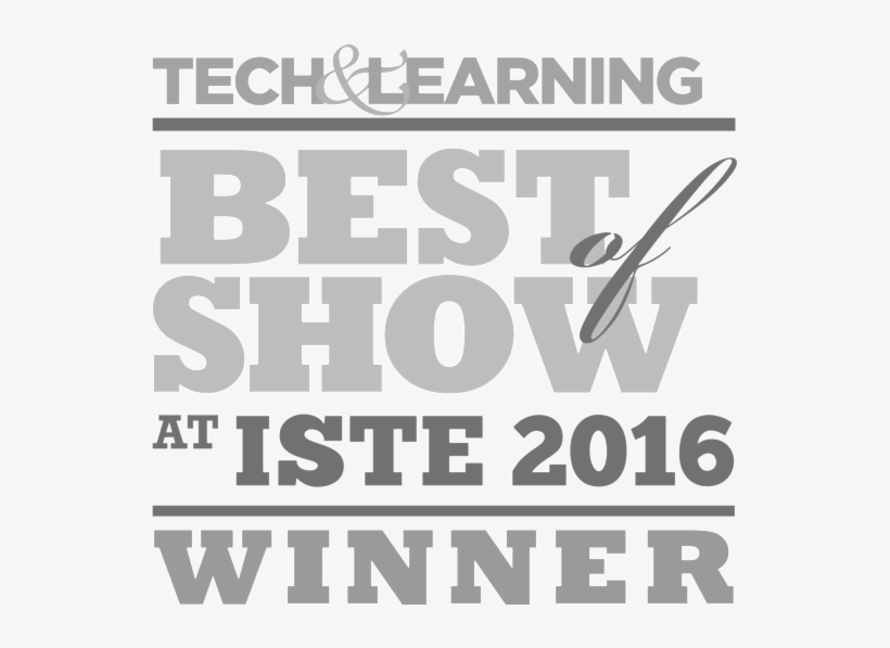 2016 Tech And Learning Iste Best In Show Award Copy - Learning, transparent png download