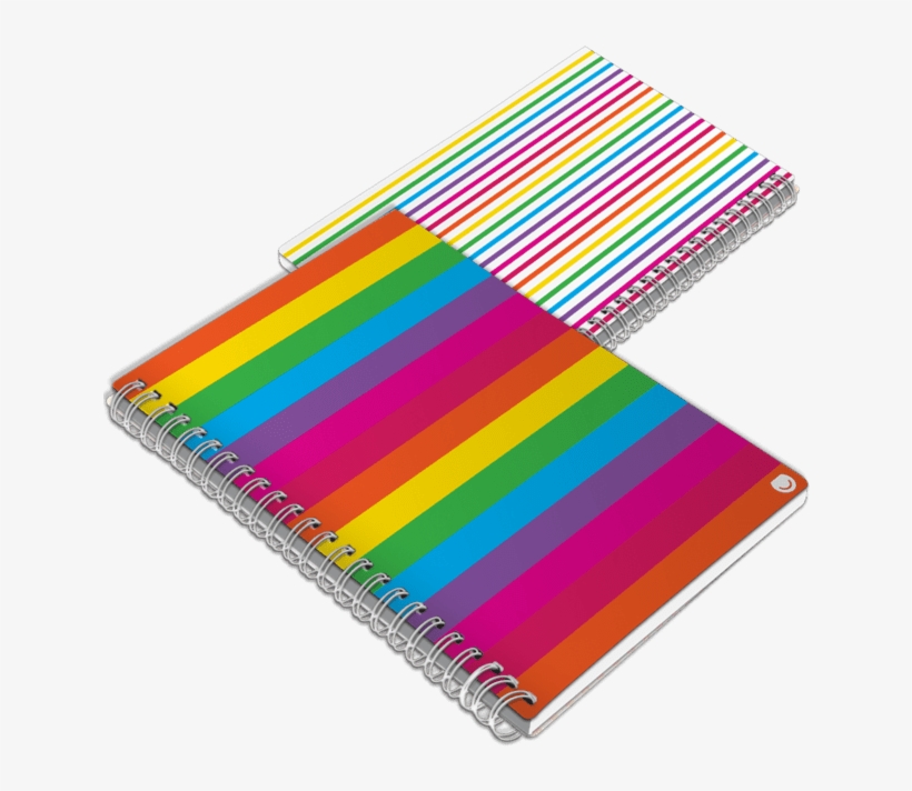 Cuaderno A4 Arco Iris 120 Hojas - Art Paper, transparent png download