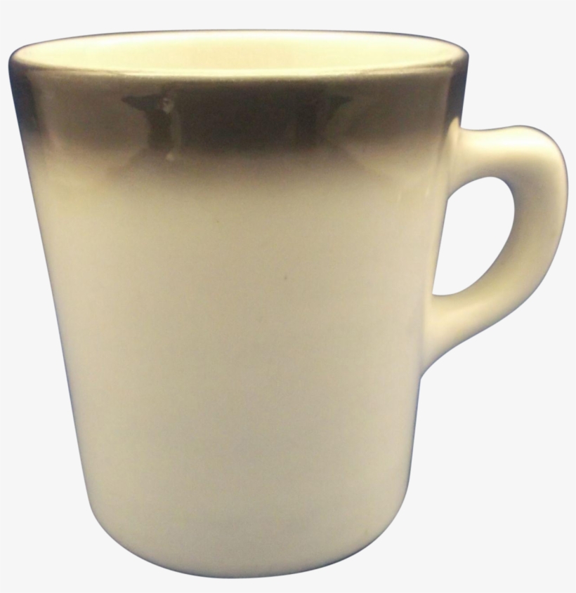 Restaurant Ware Mug Black Fade Ombre Rim - Mug, transparent png download