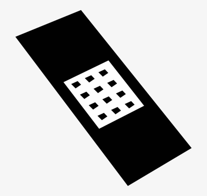 Vector Illustration Of Band-aid Adhesive Compression, transparent png download