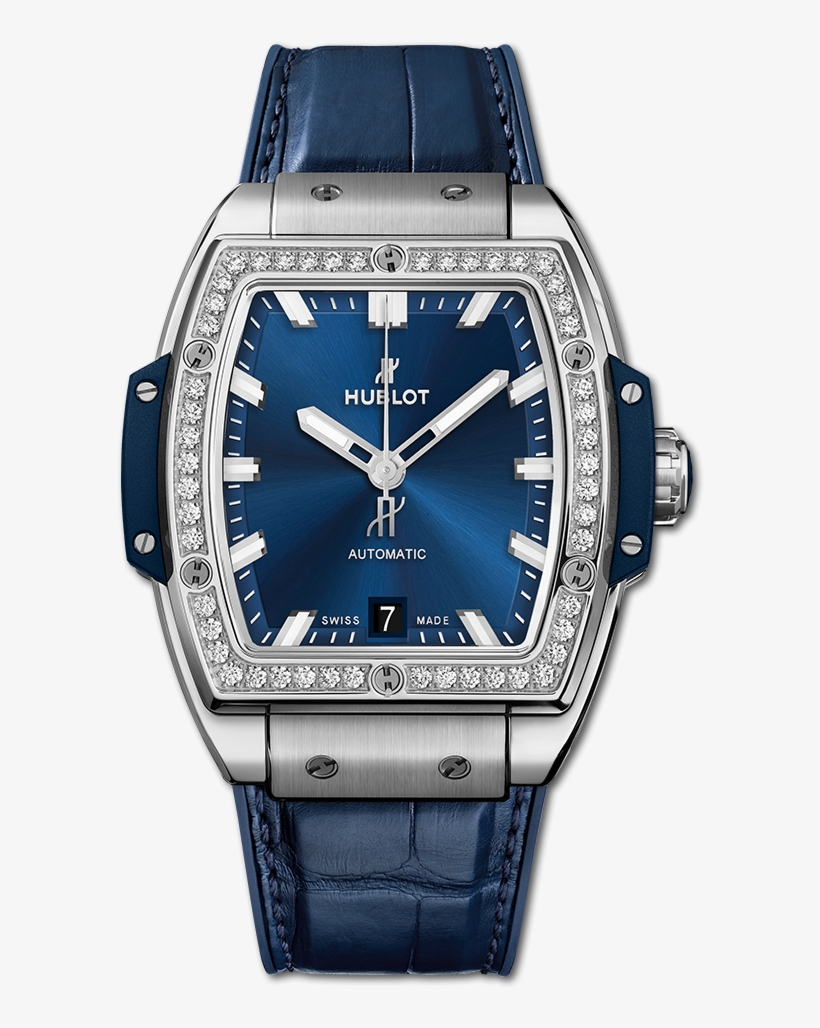 Spirit Of Big Bang Titanium Blue Diamonds - Spirit Of Big Bang 39mm, transparent png download