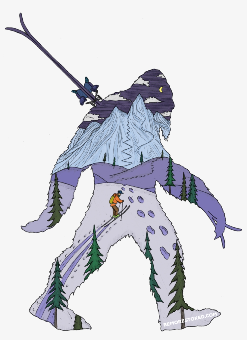 Yeti-shirt Printfile Front - Yeti T Shirt, transparent png download