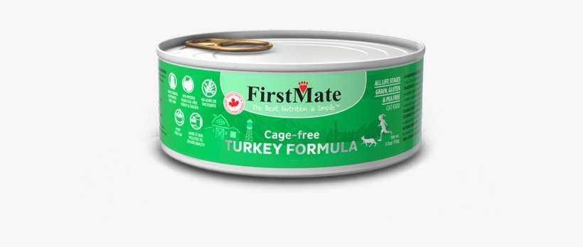 Cage Free Turkey Formula For Cats 24 Cans - Label, transparent png download