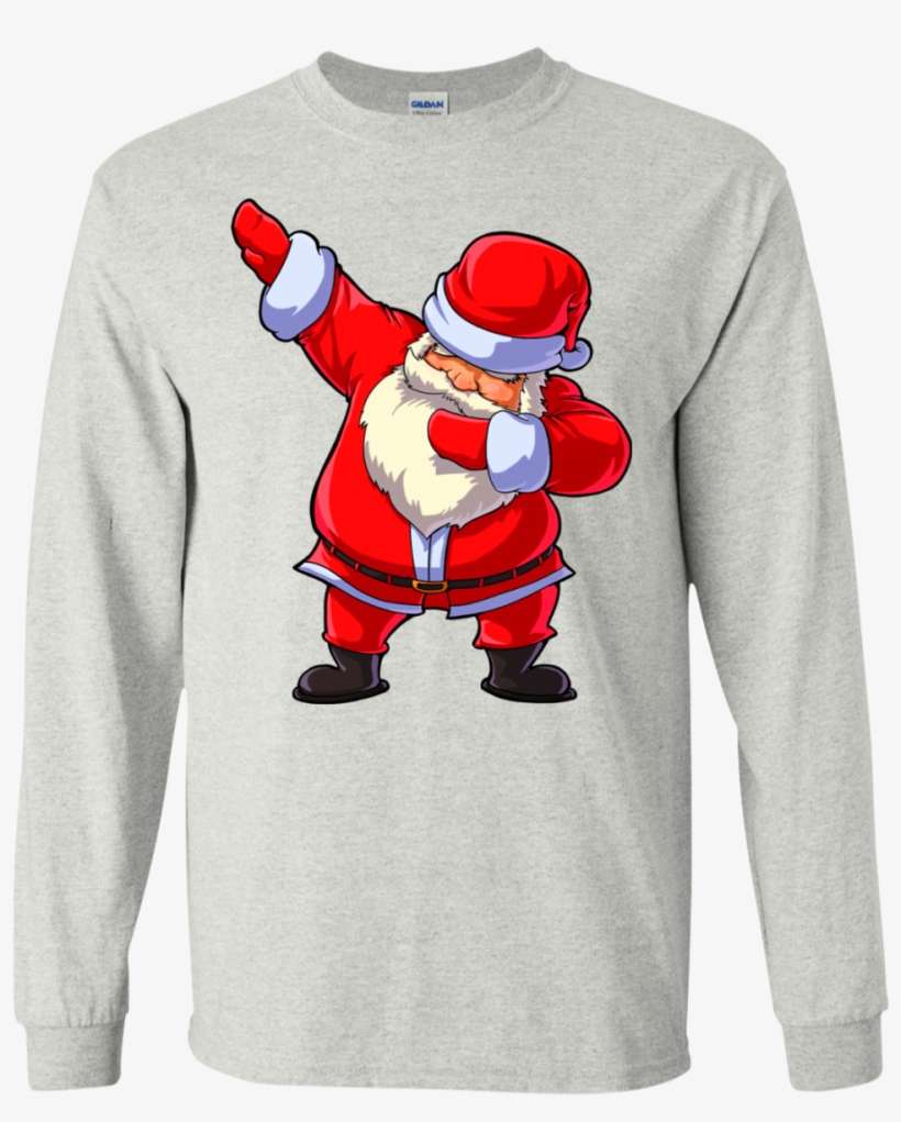 Santa Claus Dabbing Christmas Shirt - Santa Claus Dabbing, transparent png download
