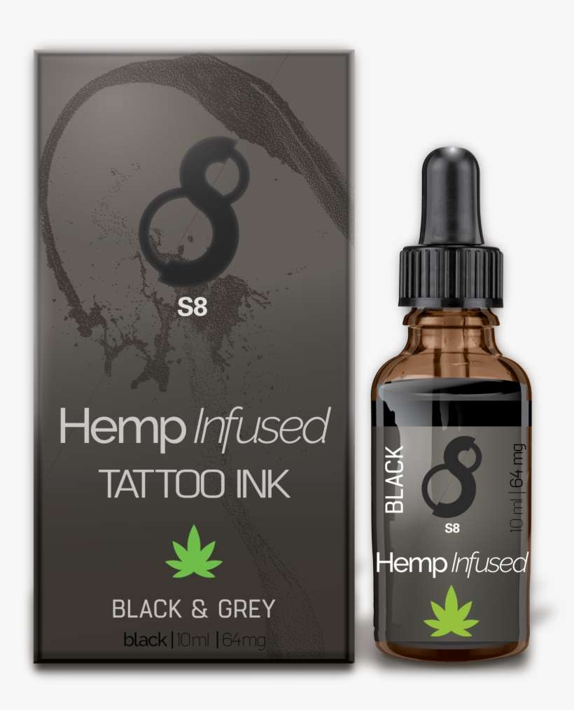 S8 Hemp Infused Tattoo Ink, transparent png download