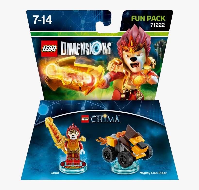 Lego Dimensions Fun Pack Chima Laval - Lego Dimensions Laval, transparent png download