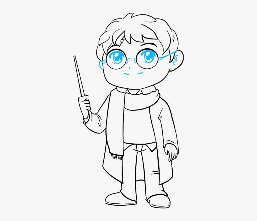 Download How To Draw Harry Potter Easy Step By Step Harry Potter Transparent PNG Download