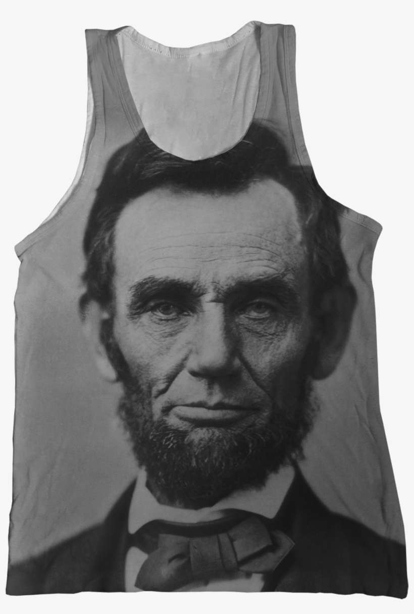 President Abraham Lincoln Tank Top - Abraham Lincoln Real Face, transparent png download