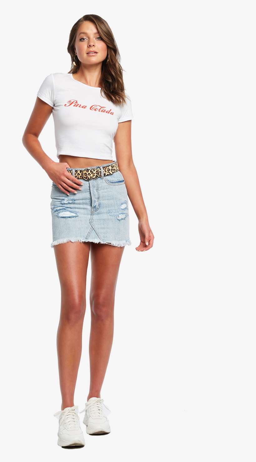 Pina Colada Tee In Colour Bright White - Photo Shoot, transparent png download