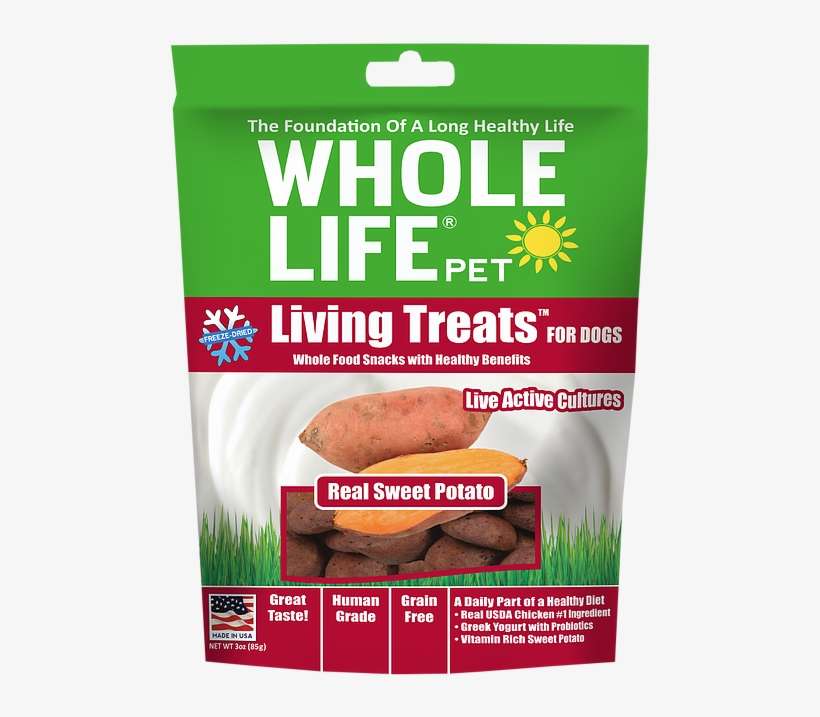 Whole Life Living Treats Grain Free Real Sweet Potato - Brown Bread, transparent png download