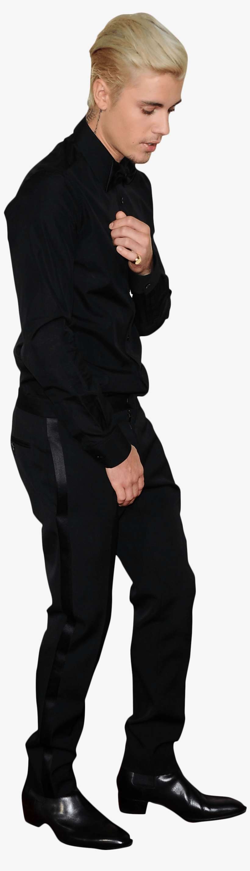 Justin Bieber In Black Png Image Purepng Free - Justin Bieber Transparent Png, transparent png download