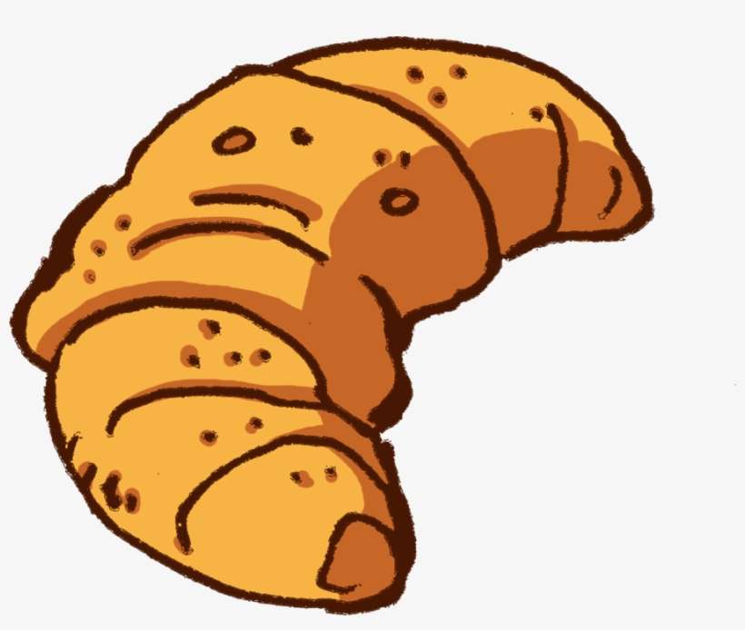 Parent Directory - Cartoon Croissant Transparent Background, transparent png download