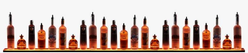 Cropped 6ft Amber Light Shelf White Background - Drink Shelf Png, transparent png download