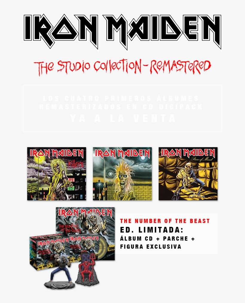 Iron Maiden The Studio Collection - Poster, transparent png download
