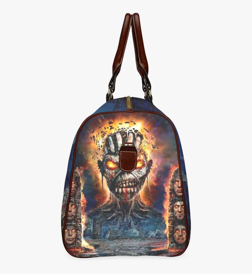 Psylocke Waterproof Travel Handbag With Iron Maiden - Eddie Iron Maiden 4k, transparent png download