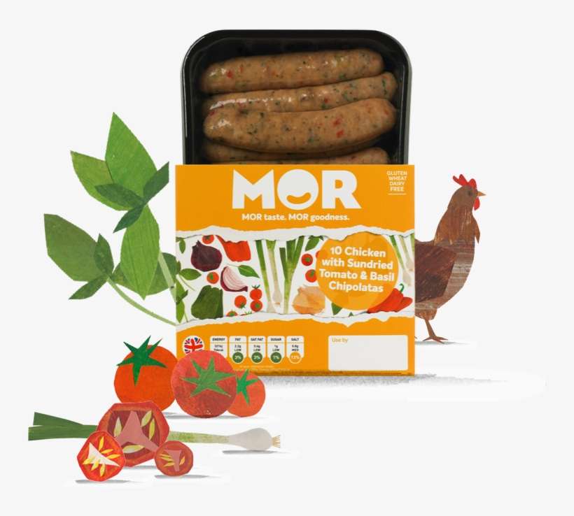 New Premium Sausage Range Targets Chicken Lovers - Mor Sausages, transparent png download