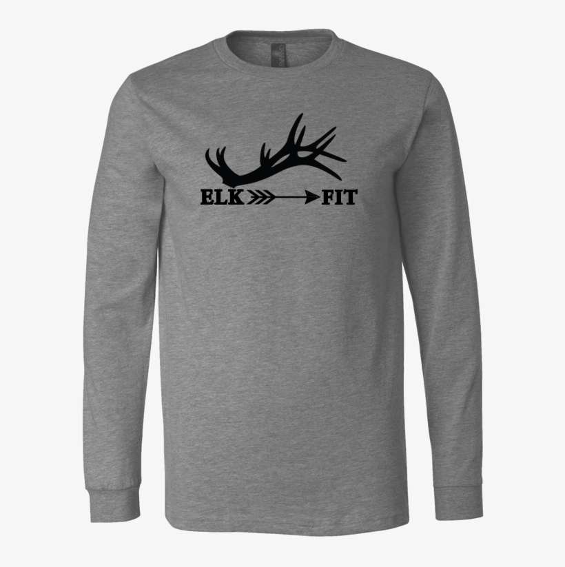 Elk Fit Long Sleeve Tee - Long-sleeved T-shirt, transparent png download