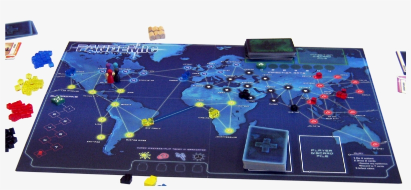 For Many, Board Games Conjure Up Childhood Memories - Pandemic Board Game, transparent png download