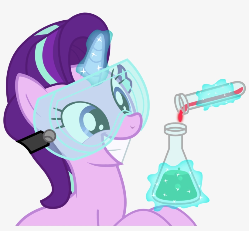 Goggles Clipart Test Tube - Starlight Glimmer Science, transparent png download