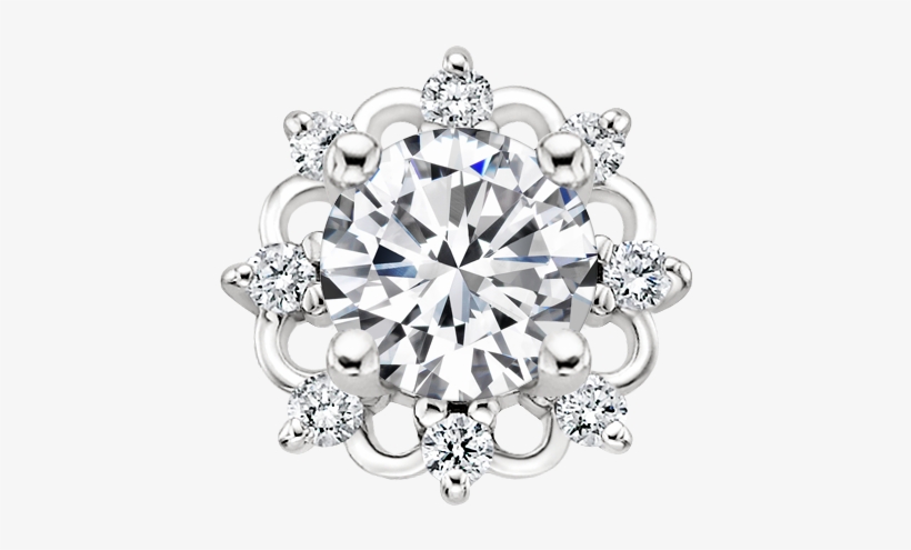 Clipart Transparent Stock K White Gold Chantilly Ring - Brilliant Earth Willow Engagement Ring, transparent png download