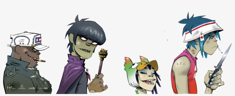 Gorillaz - Gorillaz Band, transparent png download