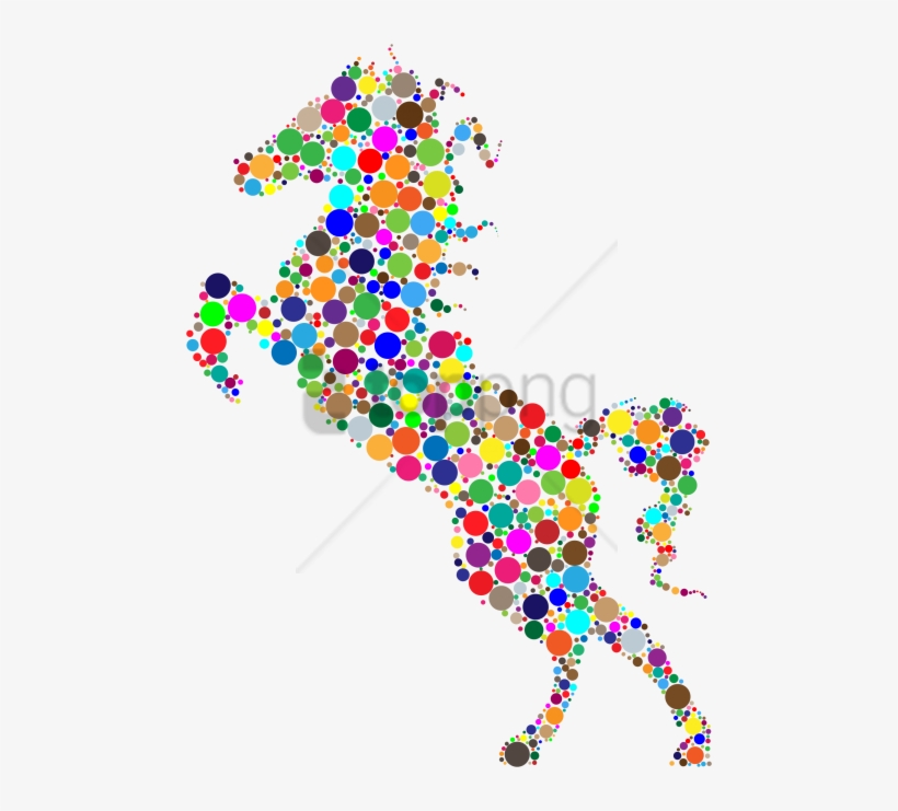 Free Png Colorful Floral Design Png Png Image With - Horse, transparent png download