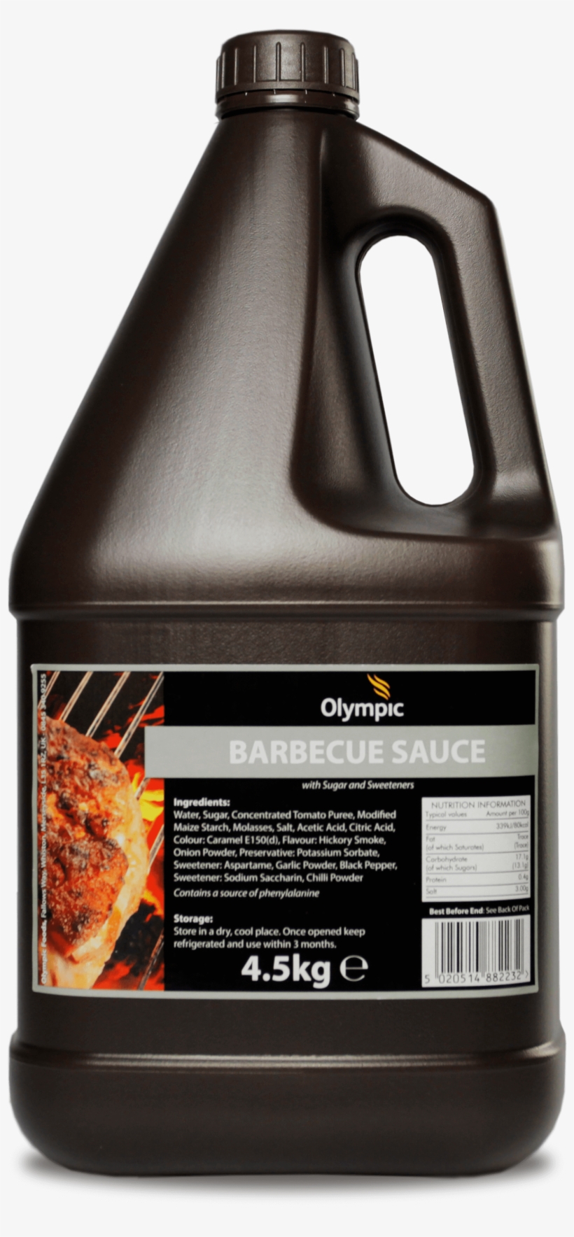Olympic Bbq Sauce - Two-liter Bottle, transparent png download
