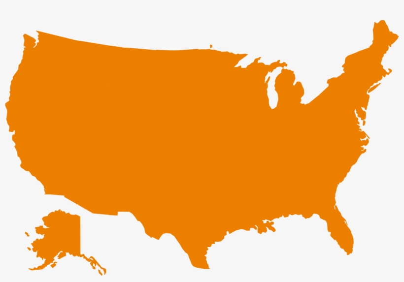 X - Us Map Vector Png, transparent png download