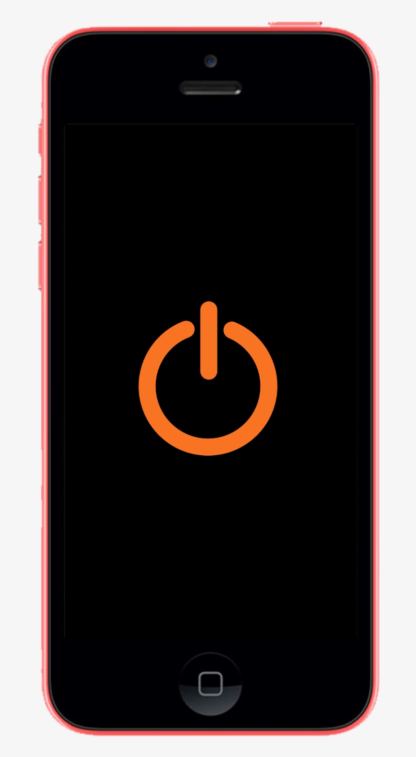 Iphone 5c Power Button - Smartphone, transparent png download
