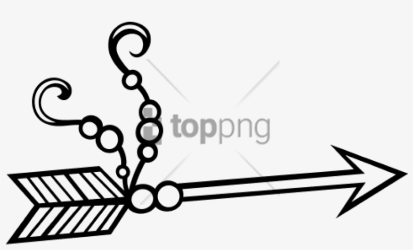 Free Png Download Bow And Arrow Outlines Png Images - Desenhos De Flechas Png, transparent png download