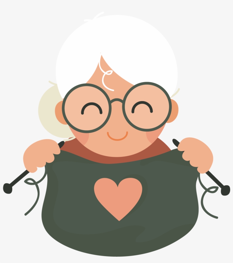 Euclidean Hand Drawn Sweater Of The Handdrawn - Old Man Vector Png, transparent png download