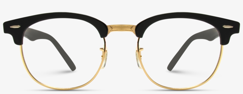 Gray - Gold Rimmed Glasses, transparent png download