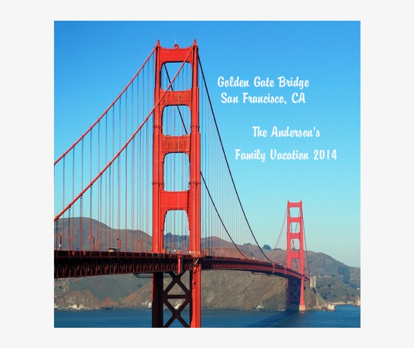 Personalized Golden Gate Bridge Ornament - Golden Gate Bridge, transparent png download