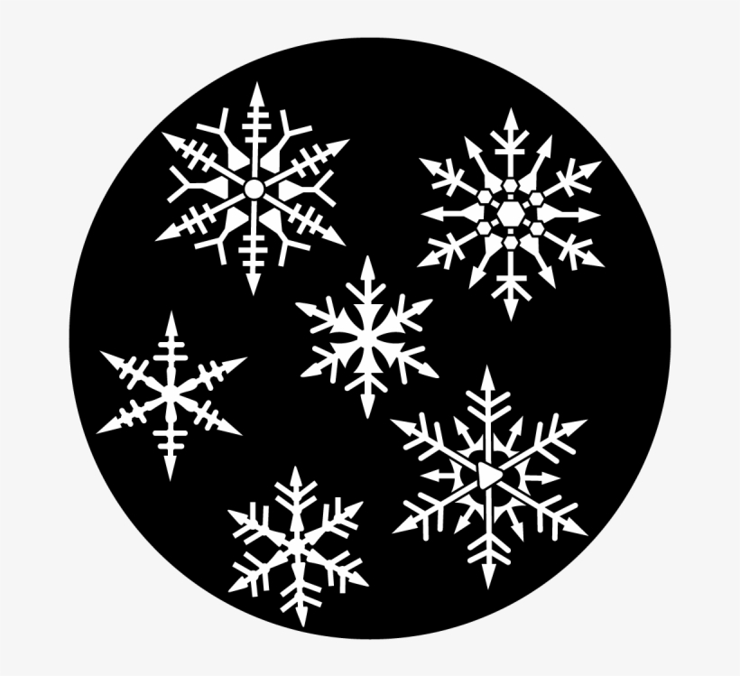 Snowflake Six - Christmas Gobos, transparent png download