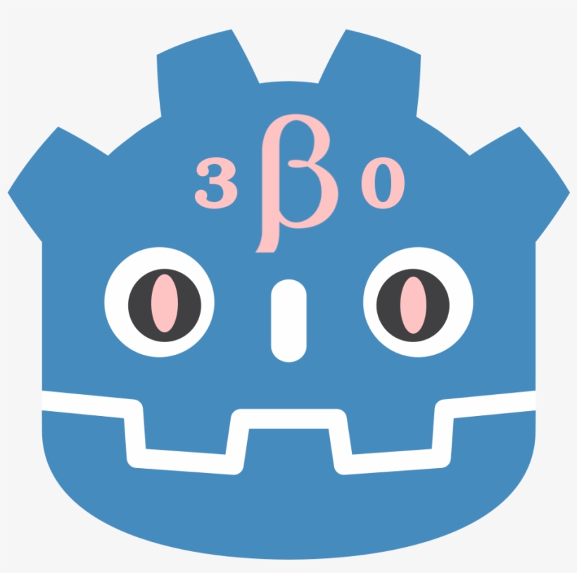 Image - Godot 3 Logo, transparent png download