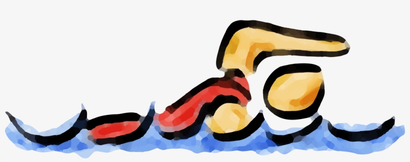 Png Black And White Library Abstract Big Image Png - Swim Clipart, transparent png download