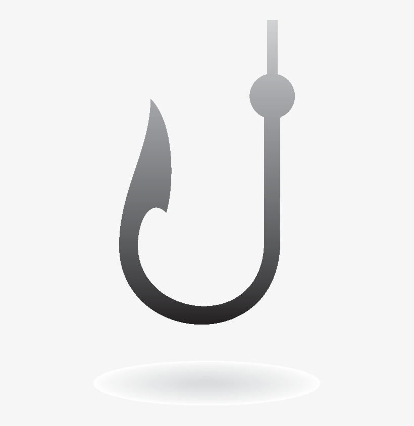 Fishing Hook Icon - Crescent, transparent png download