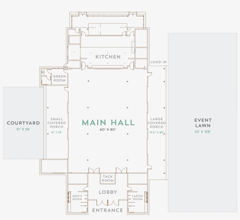 Barn Layout - Diagram, transparent png download
