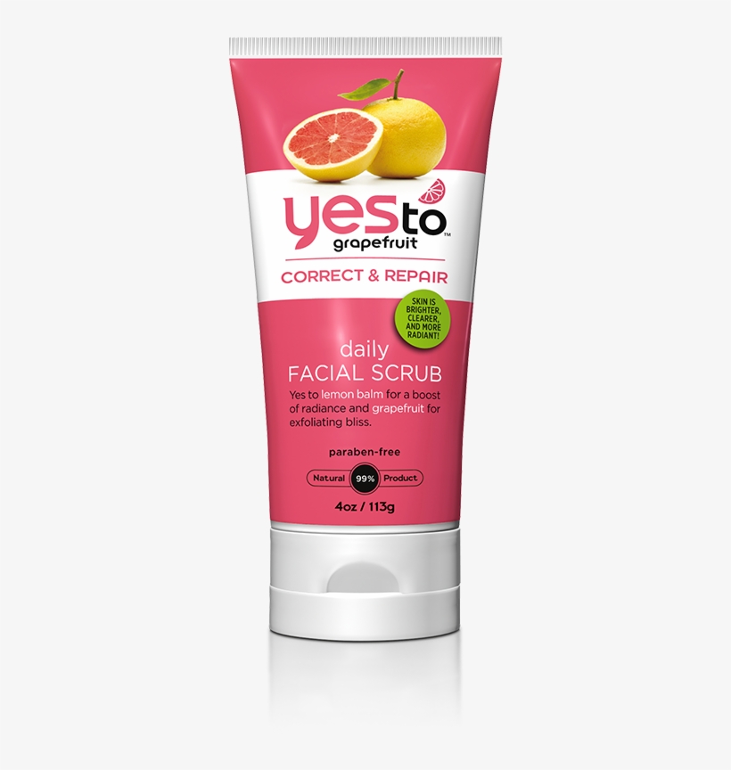 Yes To Grapefruit Daily Facial Scrub - Yes To Grapefruit Face Scrub, transparent png download