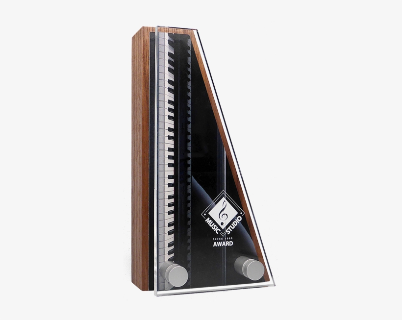 Real Wood Block Award With Metal Plate And Acrylic - Wood, transparent png download