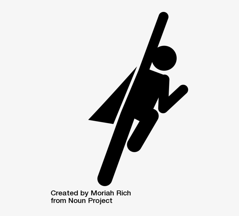 If Academic Writing Was A Superhero Movie - Black And White Superhero Flying, transparent png download