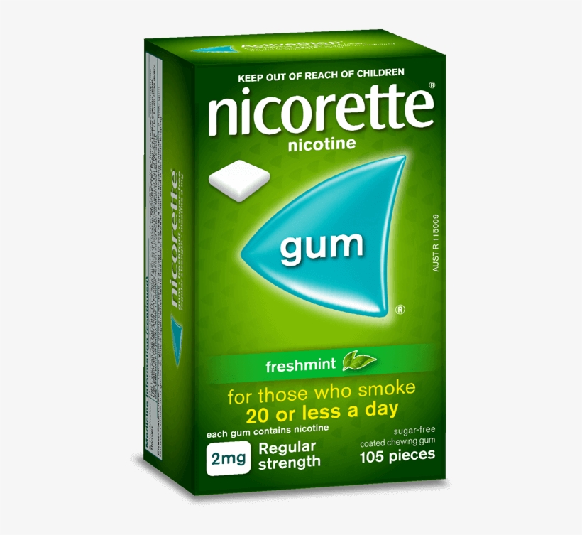 Nicorette Gum Freshmint - Multimedia Software, transparent png download